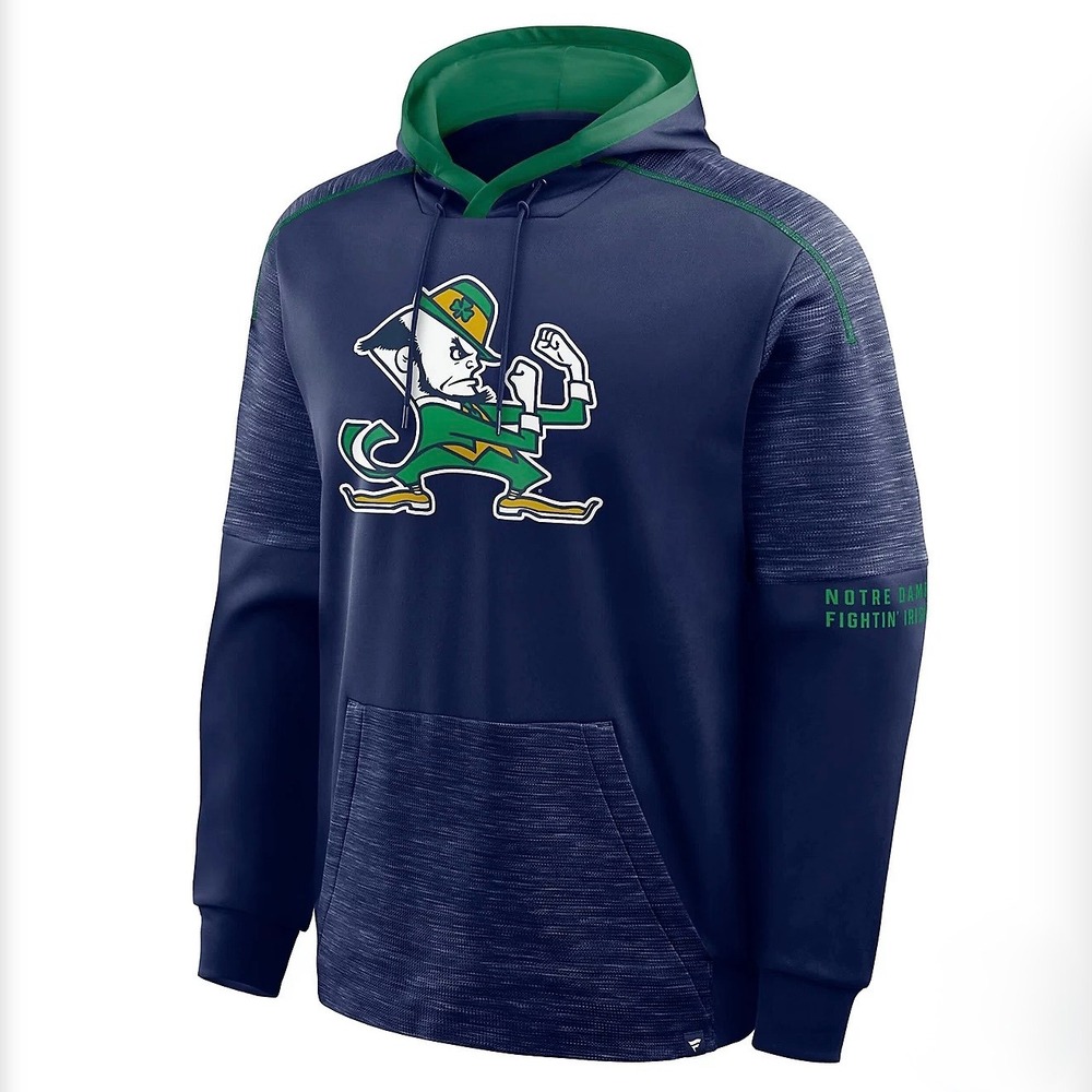 Fanatics‎ Notre Dame Fighting Irish Mens XL Quad Defender Performance Hoodie NWT